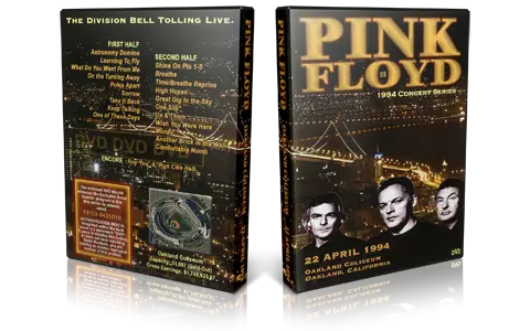 Artwork Cover of Pink Floyd 1994-04-22 DVD Oakland Audience