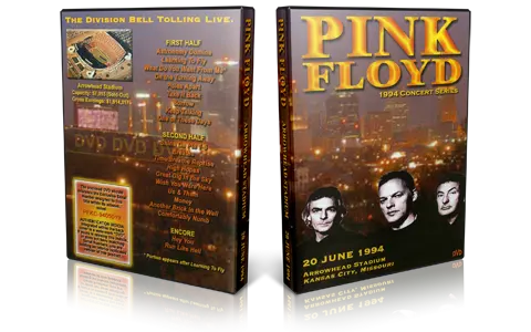 Artwork Cover of Pink Floyd 1994-06-20 DVD Kansas City Audience