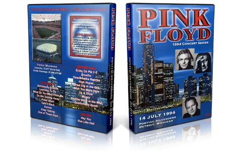 Artwork Cover of Pink Floyd 1994-07-14 DVD Detroit Audience