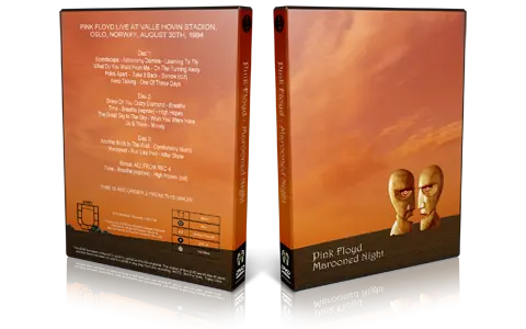Artwork Cover of Pink Floyd 1994-08-30 DVD Oslo Audience