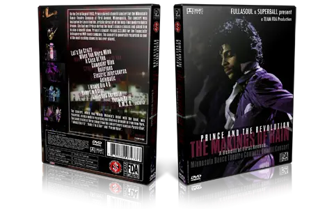 Artwork Cover of Prince 1983-08-03 DVD Minnesota Proshot
