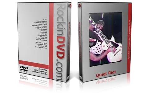 Artwork Cover of Quiet Riot 1980-09-22 DVD Los Angeles Audience