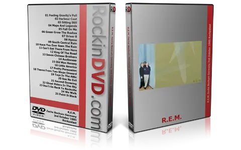 Artwork Cover of REM 1985-02-10 DVD Zeche Bochum Proshot