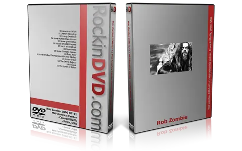 Artwork Cover of Rob Zombie 2006-07-11 DVD Council Bluffs Audience