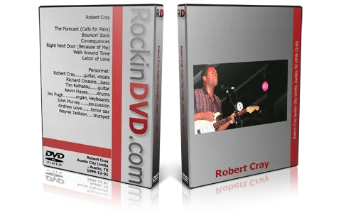 Artwork Cover of Robert Cray 1990-12-01 DVD Austin Proshot