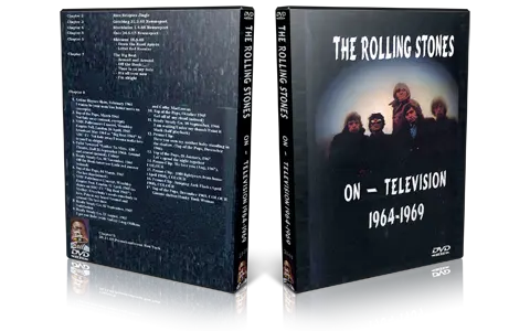 Artwork Cover of Rolling Stones Compilation DVD 1964-1969 Proshot