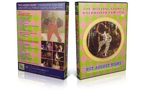 Artwork Cover of Rolling Stones 1976-08-21 DVD Knebworth Proshot