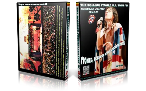Artwork Cover of Rolling Stones 1981-10-14 DVD Seattle Proshot