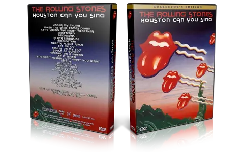 Artwork Cover of Rolling Stones 1981-10-28 DVD Houston Proshot