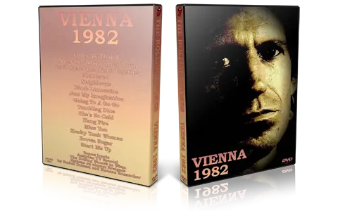 Artwork Cover of Rolling Stones 1982-07-03 DVD Vienna Audience