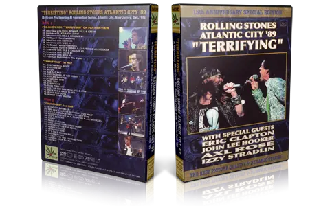 Artwork Cover of Rolling Stones 1989-12-19 DVD Atlantic City Proshot
