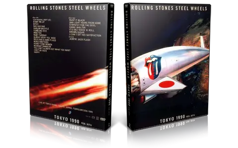 Artwork Cover of Rolling Stones 1990-02-26 DVD Tokyo Proshot