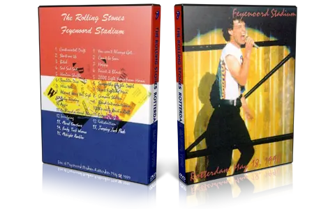 Artwork Cover of Rolling Stones 1990-05-18 DVD Rotterdam Audience