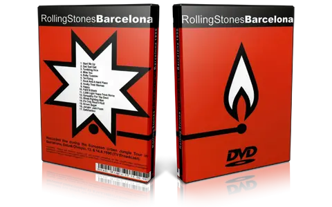 Artwork Cover of Rolling Stones 1990-06-14 DVD Barcelona Proshot