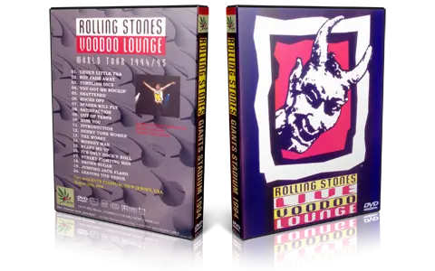 Artwork Cover of Rolling Stones 1994-08-14 DVD East Rutherford Proshot