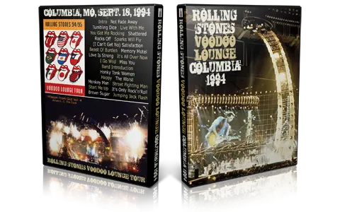 Artwork Cover of Rolling Stones 1994-09-18 DVD Columbia Audience