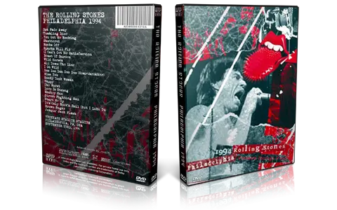 Artwork Cover of Rolling Stones 1994-09-23 DVD Philadelphia Audience