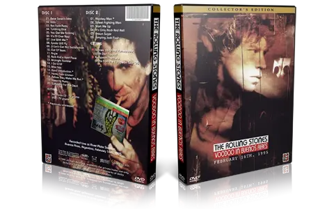 Artwork Cover of Rolling Stones 1995-02-16 DVD Buenos Aires Proshot
