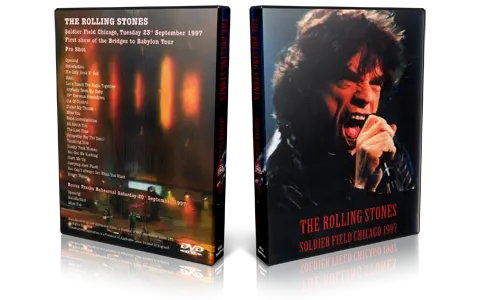 Artwork Cover of Rolling Stones 1997-09-23 DVD Chicago Proshot