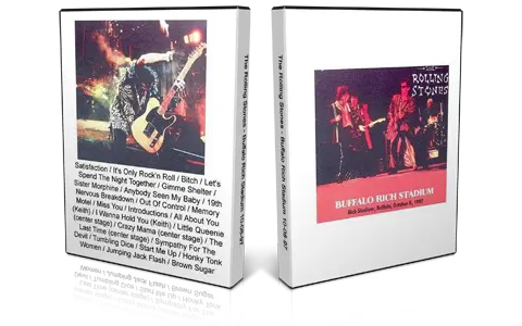 Artwork Cover of Rolling Stones 1997-10-08 DVD Buffalo Audience