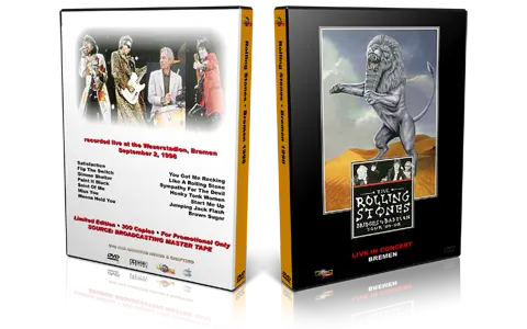 Artwork Cover of Rolling Stones 1998-09-02 DVD Bremen Proshot