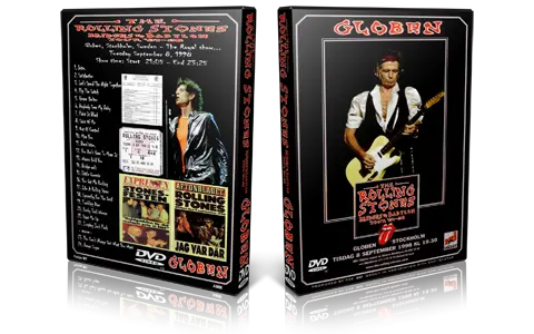 Artwork Cover of Rolling Stones 1998-09-08 DVD Stockholm Audience