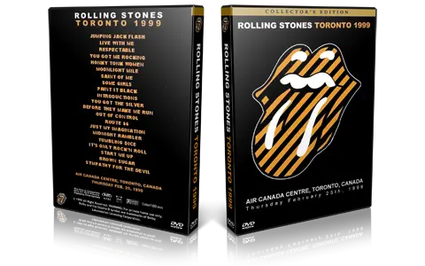 Artwork Cover of Rolling Stones 1999-02-25 DVD Toronto Audience
