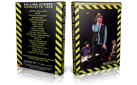 Artwork Cover of Rolling Stones 1999-03-20 DVD Charlotte Audience