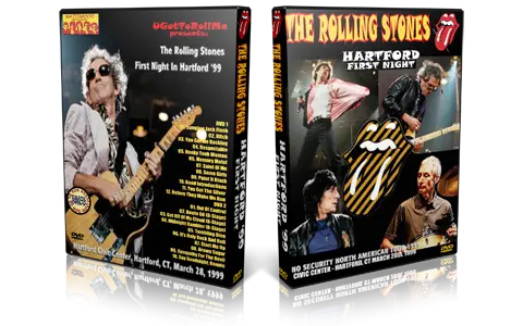 Artwork Cover of Rolling Stones 1999-03-28 DVD Hartford Audience
