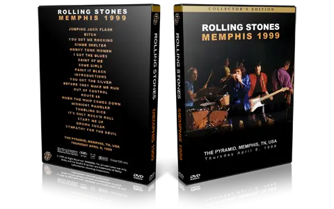 Artwork Cover of Rolling Stones 1999-04-08 DVD Memphis Audience