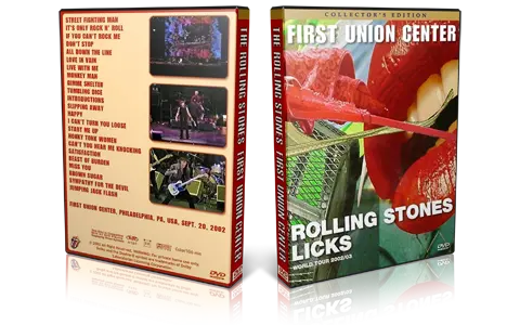 Artwork Cover of Rolling Stones 2002-09-20 DVD Philadelphia Audience
