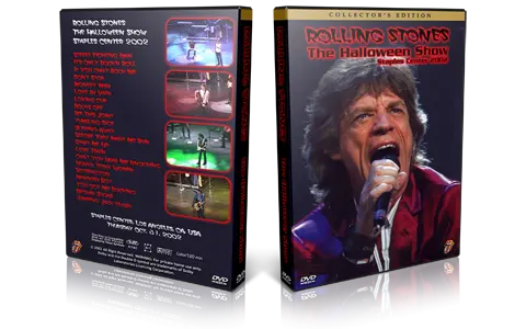 Artwork Cover of Rolling Stones 2002-10-31 DVD Los Angeles Audience