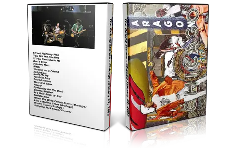 Artwork Cover of Rolling Stones 2003-01-22 DVD Chicago Audience