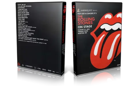 Artwork Cover of Rolling Stones 2005-08-21 DVD Boston Audience