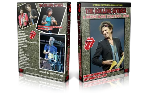 Artwork Cover of Rolling Stones 2005-09-13 DVD New York Audience