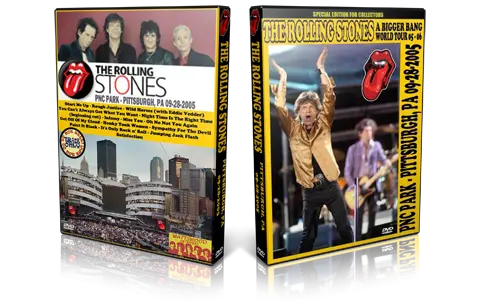 Artwork Cover of Rolling Stones 2005-09-28 DVD Pittsburgh Audience