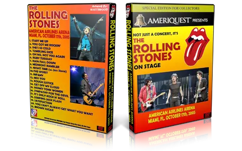 Artwork Cover of Rolling Stones 2005-10-17 DVD Miami Audience