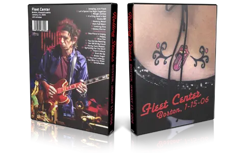 Artwork Cover of Rolling Stones 2006-01-15 DVD Boston Audience