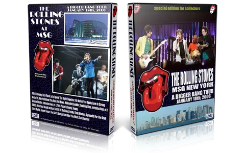Artwork Cover of Rolling Stones 2006-01-18 DVD New York Audience