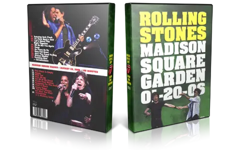 Artwork Cover of Rolling Stones 2006-01-20 DVD New York Audience