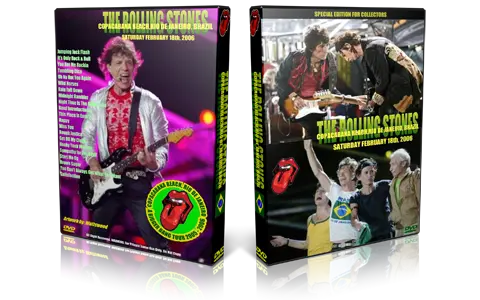 Artwork Cover of Rolling Stones 2006-02-18 DVD Rio de Janeiro Proshot