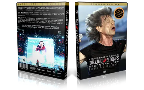 Artwork Cover of Rolling Stones 2006-02-21 DVD Buenos Aires Proshot