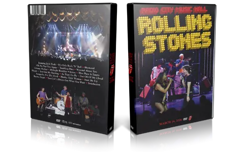 Artwork Cover of Rolling Stones 2006-03-14 DVD New York Audience