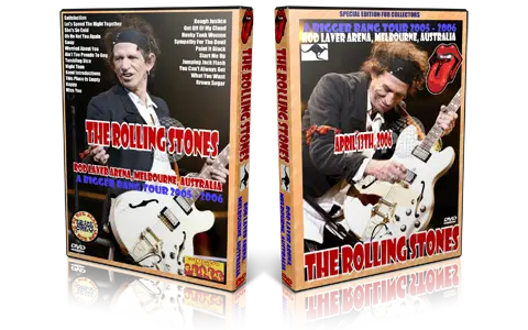 Artwork Cover of Rolling Stones 2006-04-13 DVD Melbourne Audience