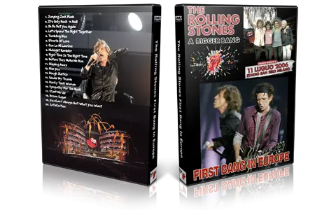 Artwork Cover of Rolling Stones 2006-07-11 DVD Milan Audience