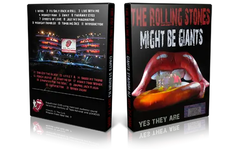 Artwork Cover of Rolling Stones 2006-09-27 DVD East Rutherford Audience