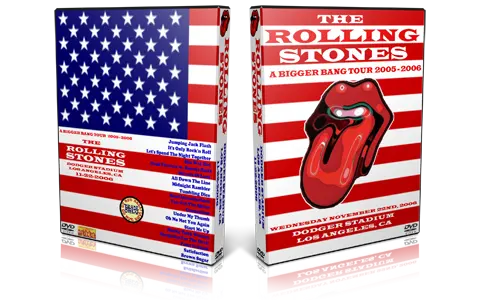 Artwork Cover of Rolling Stones 2006-11-22 DVD Los Angeles Audience