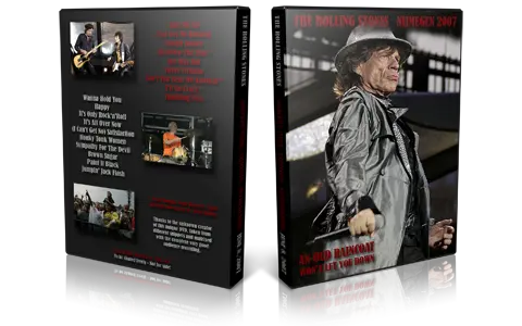 Artwork Cover of Rolling Stones 2007-06-08 DVD Nijmegen Audience