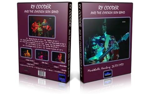 Artwork Cover of Ry Cooder 1977-01-26 DVD Hamburg Proshot