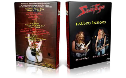 Artwork Cover of Savatage Compilation DVD Fallen Heroes Audience